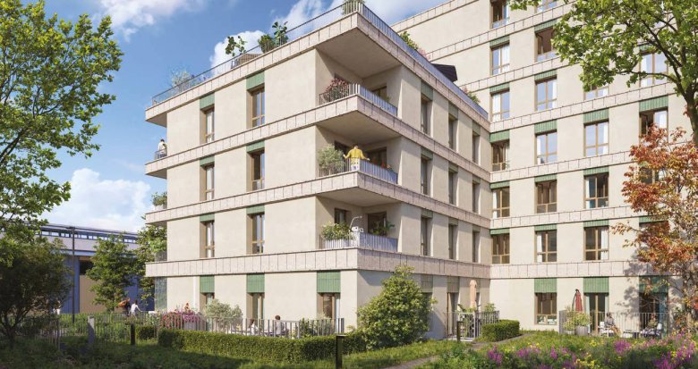 Achat / Vente immobilier neuf Aubervilliers à 800 m du métro ligne 12 et future ligne 15 (93300) - Réf. 8955