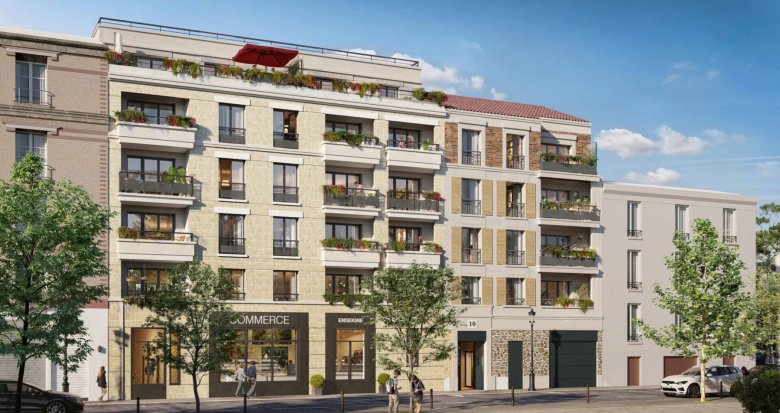 Achat / Vente immobilier neuf Aubervilliers proche du canal Saint-Denis (93300) - Réf. 8953