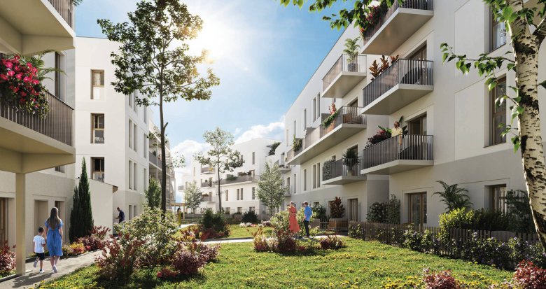 Achat / Vente immobilier neuf Cergy ecoquartier Deux Epis à 7 min à vélo du RER A (95000) - Réf. 11027