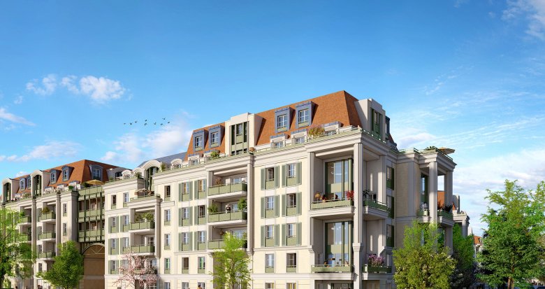 Achat / Vente immobilier neuf Le Blanc-Mesnil à 9 min de vélo du RER B Le Bourget (93150) - Réf. 8958