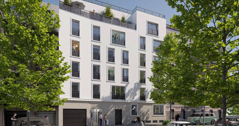 Achat / Vente immobilier neuf Les Lilas à 20 min de Paris en métro 11 (93260) - Réf. 8968