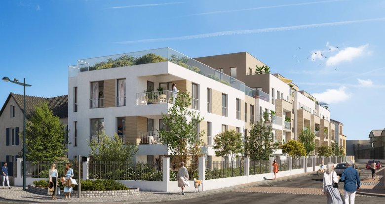 Achat / Vente immobilier neuf Mantes-La-Ville à 11 minutes à pied du Transilien J (78200) - Réf. 10704