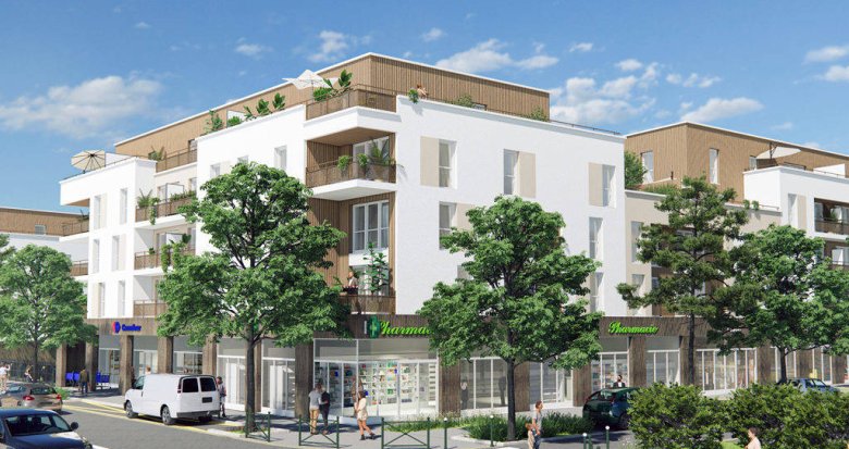 Achat / Vente immobilier neuf Melun au coeur de l'écoquartier Woodi (77000) - Réf. 6441