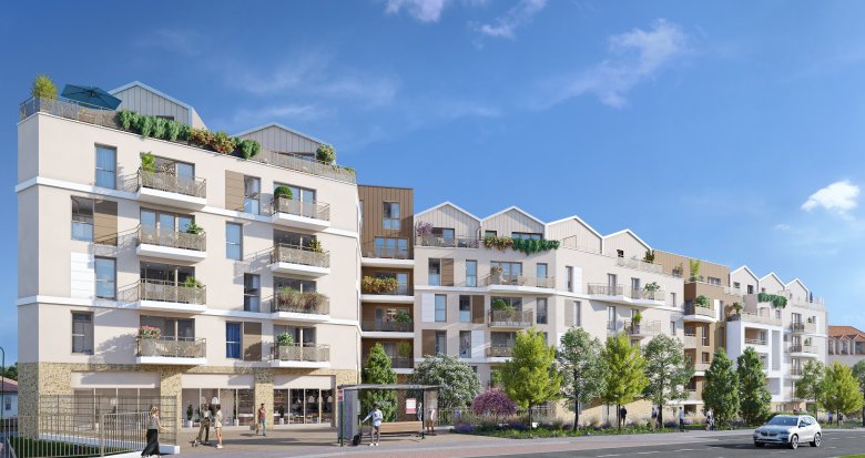 Achat / Vente immobilier neuf Montlhéry à 600m de la Place du marché (91310) - Réf. 9603