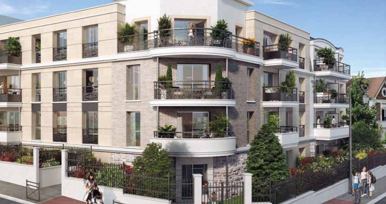 Achat / Vente immobilier neuf Neuilly-Plaisance à 15 min à pied du RER E et A (93360) - Réf. 11801