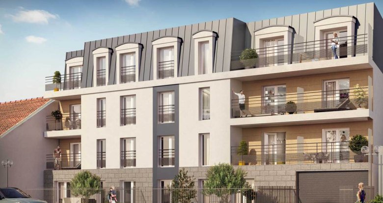 Achat / Vente immobilier neuf Neuilly-Plaisance à 600m des commerces et de la Mairie (93360) - Réf. 10990