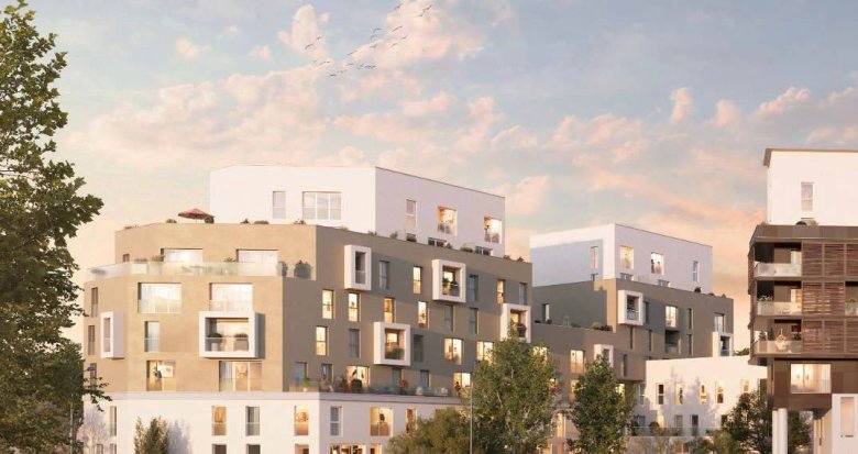 Achat / Vente immobilier neuf Noisy-le-Sec à 4 km de Paris proche tram, bus et métro 11 et 15 (93130) - Réf. 8977