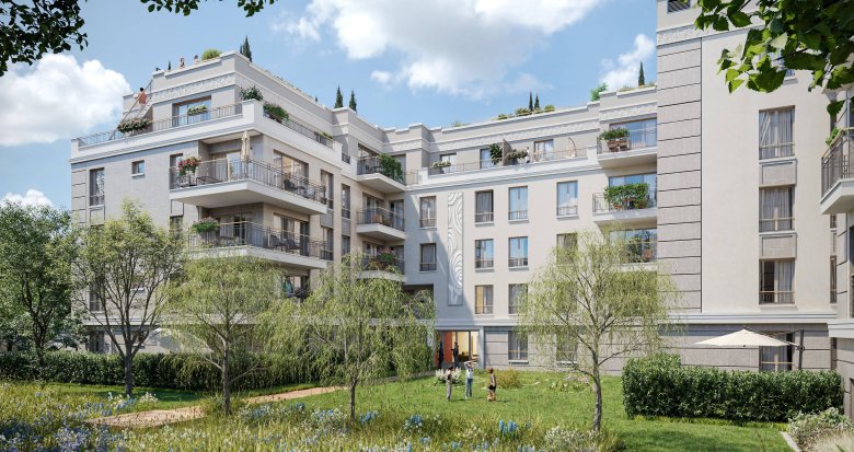 Achat / Vente immobilier neuf Saint-Cloud à 7 min en bus de la gare Transilien L et U (92210) - Réf. 10948