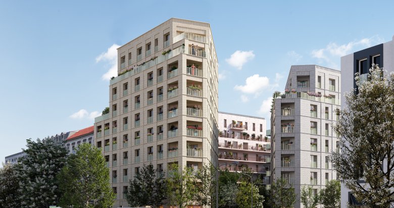 Achat / Vente immobilier neuf Saint-Denis à 600m du RER B La Plaine Stade de France (93200) - Réf. 8945