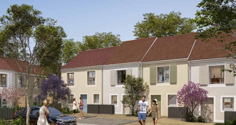 Achat / Vente immobilier neuf Saint-Thibault-des-Vignes esprit village à 20 min du RER en bus (77400) - Réf. 9631