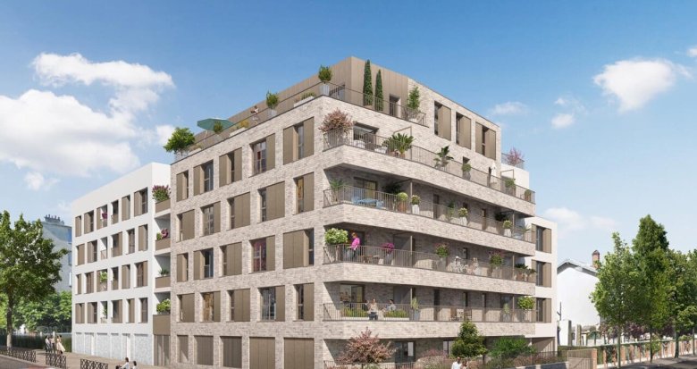 Achat / Vente immobilier neuf Stains à 250m du parc départemental Georges-Valbon (93240) - Réf. 8961