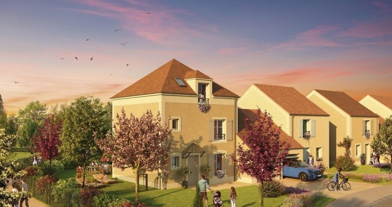 Achat / Vente immobilier neuf Villevaudé à 10 min de Torcy (77410) - Réf. 9632